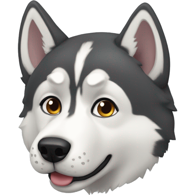 Husky dog emoji