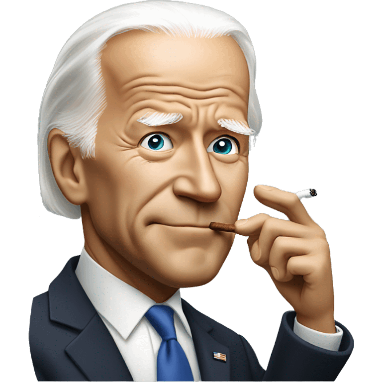 joe biden smoking cigarette emoji