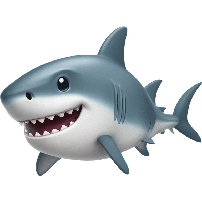 cute shark emoji