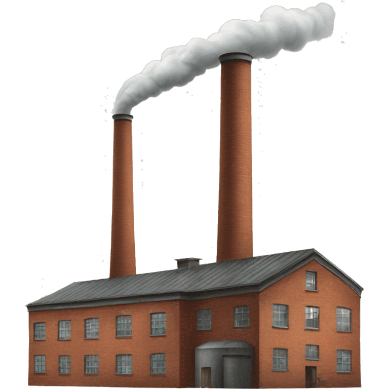 old factory with chimney emoji