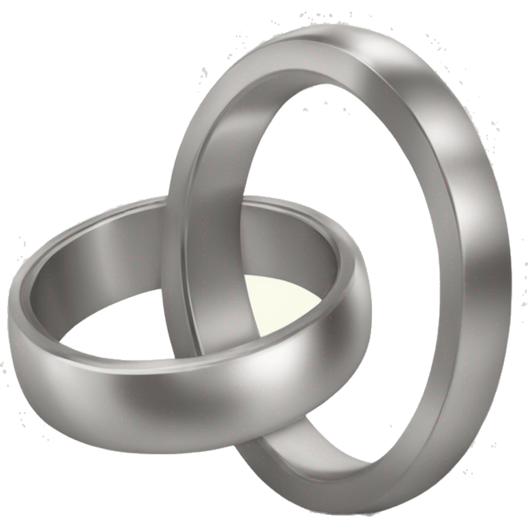 Interlocked weddings marriage "two rings" emoji