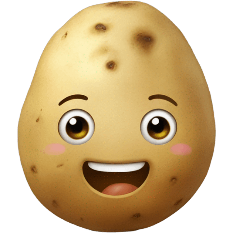 Potato smiling  emoji