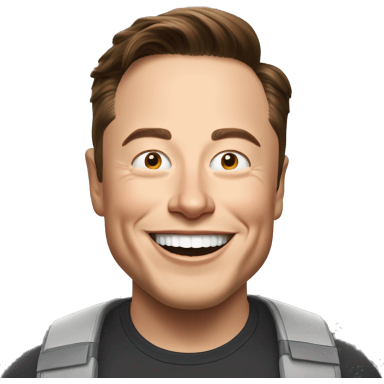 Elon Musk happy emoji