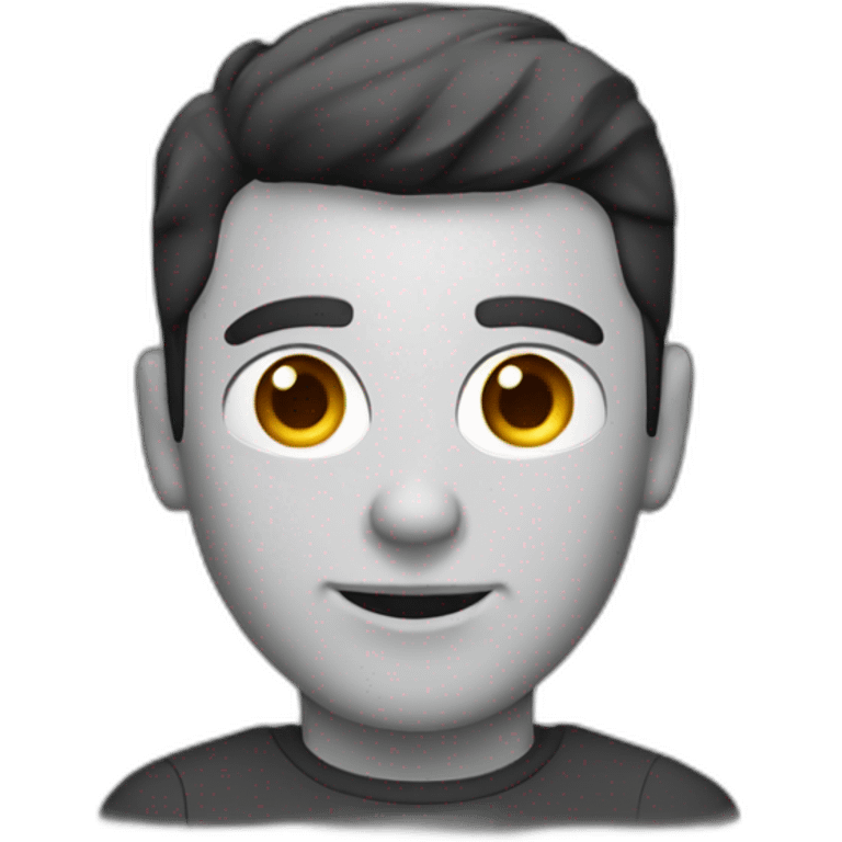 white man dark hair software engineer emoji