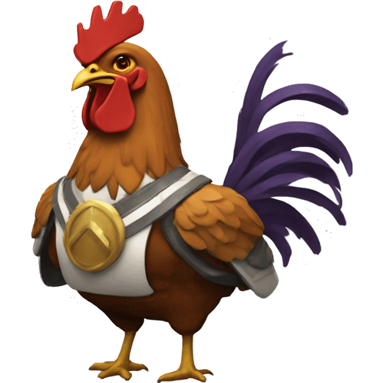 its for a destiny 2 clan, a cool chicken  emoji