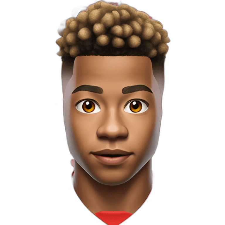 David Neres ultra realistic with Benfica jersey  emoji