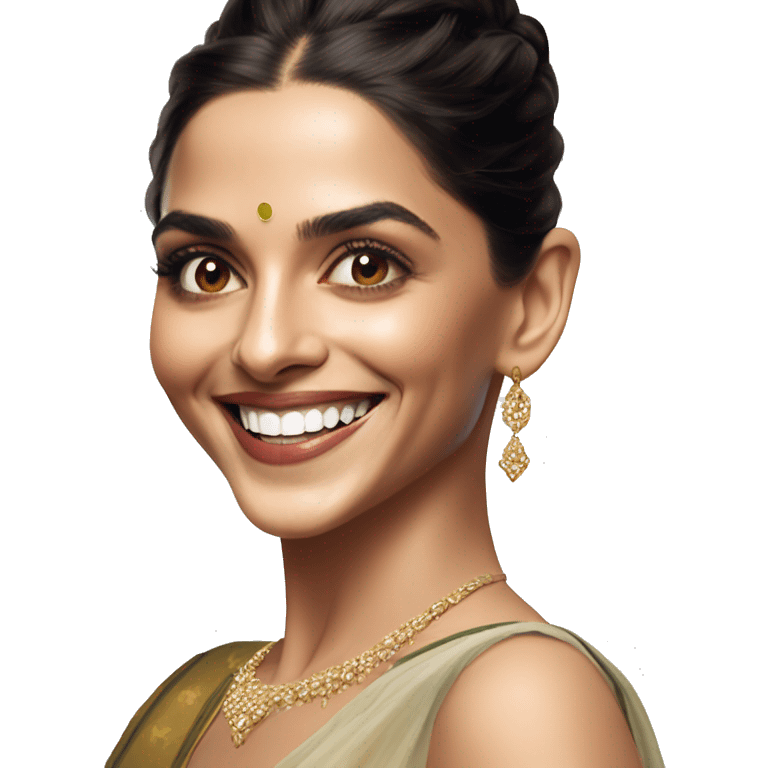 Deepika Padukone smiling emoji