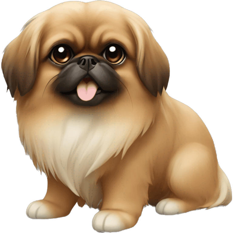 Pekingese Brown emoji