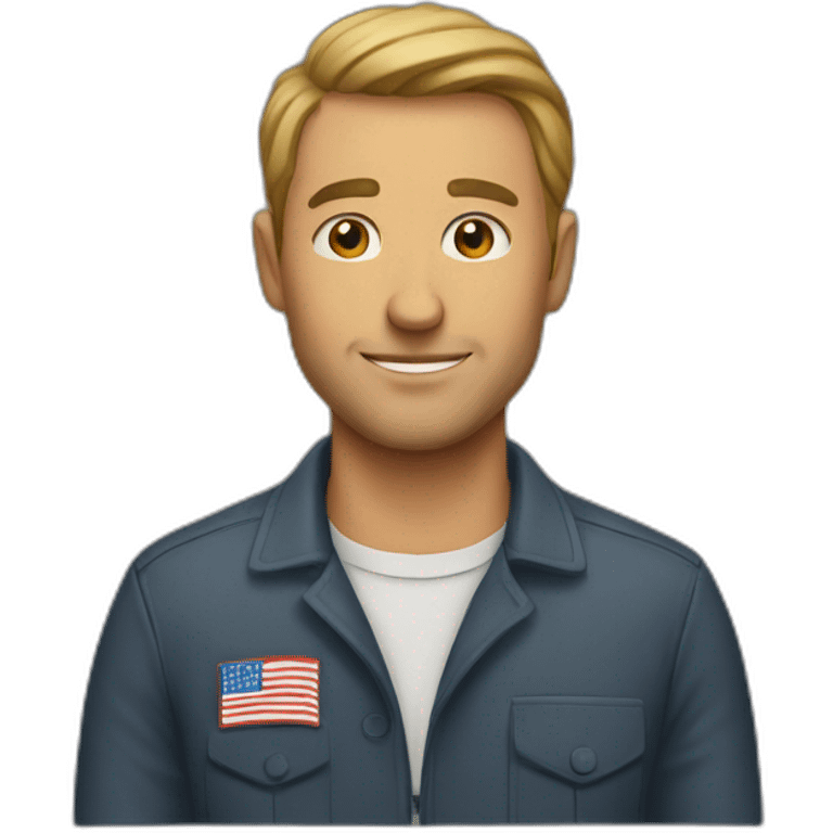 american man emoji