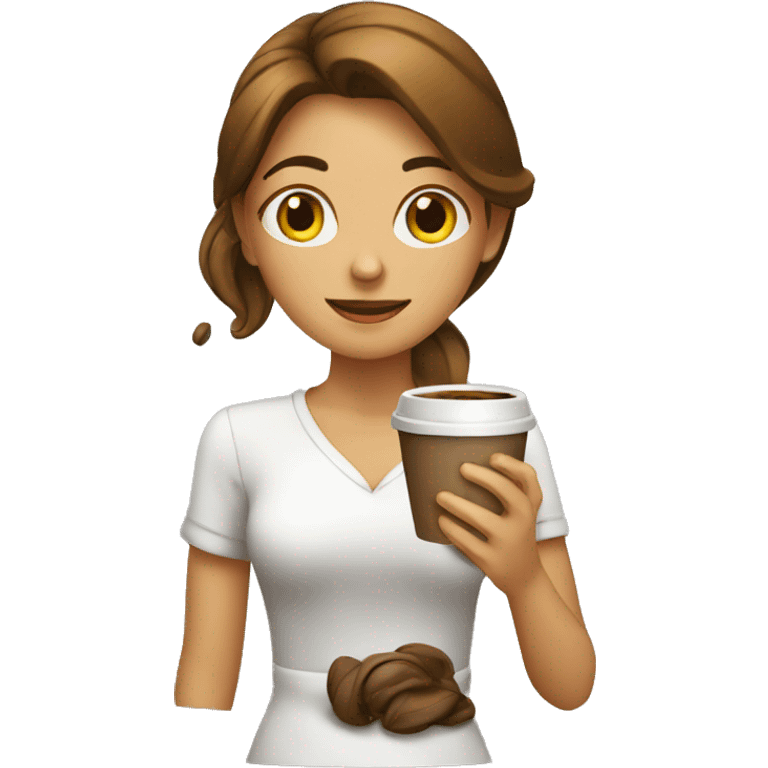 Coffe girl emoji