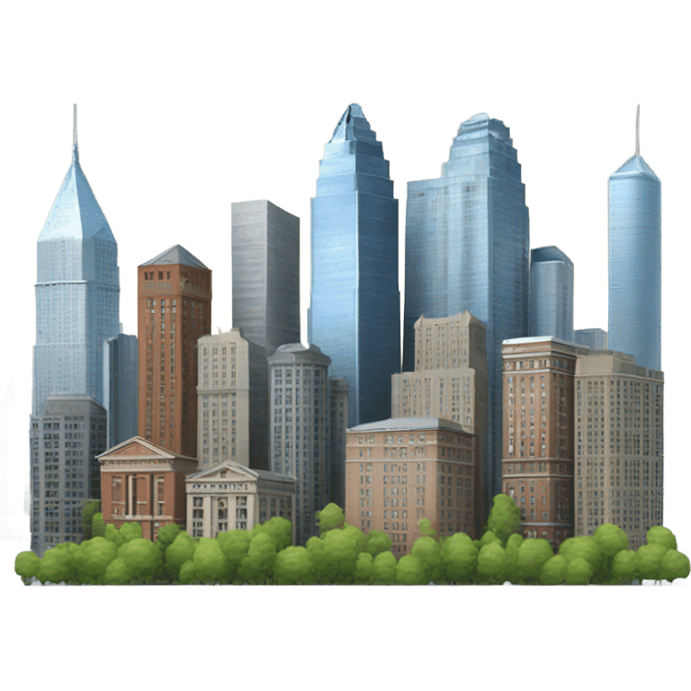 City with tall buildings  emoji