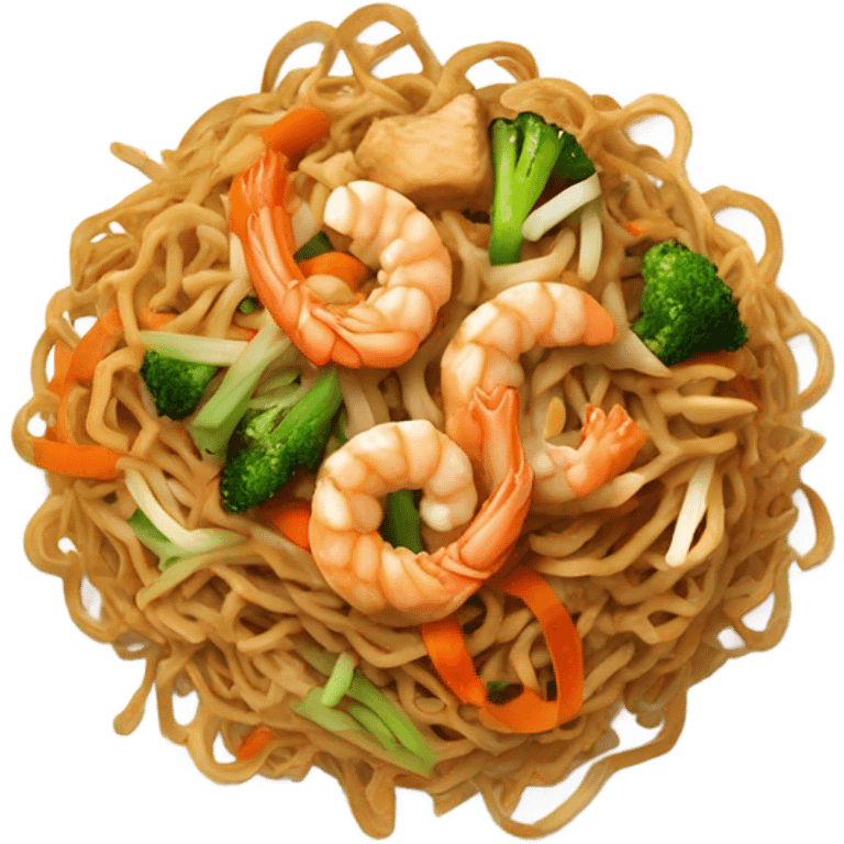 Chow mein emoji