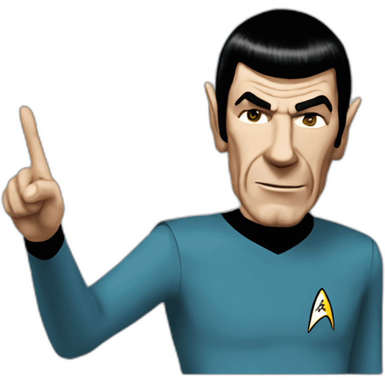 Spock live long and prosper emoji