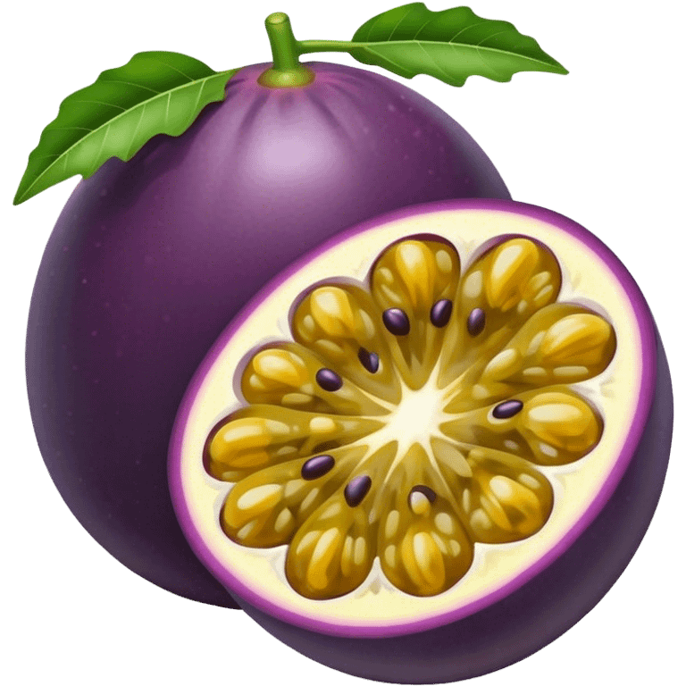 Passion fruit emoji emoji