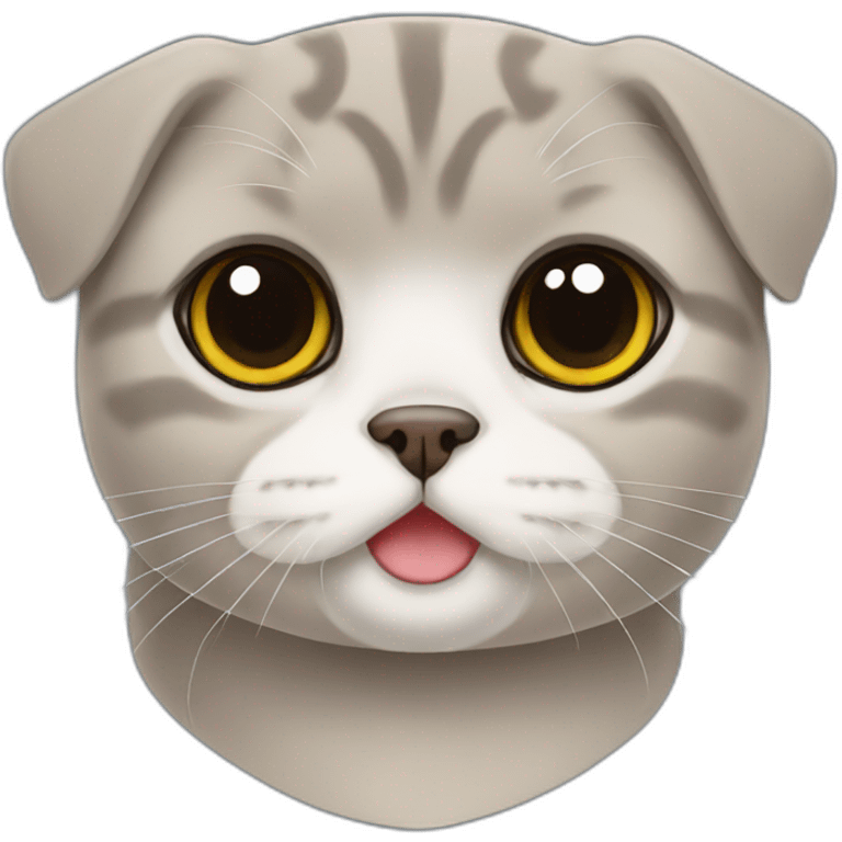 Scottish fold emoji