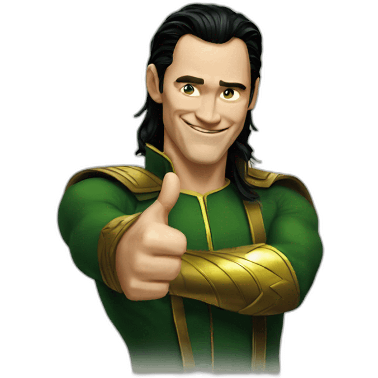 Marvel loki thumbs up emoji