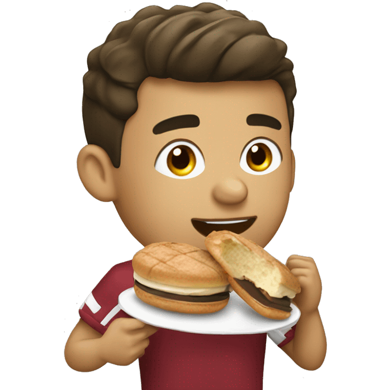 Ronaldo eating macaroons  emoji