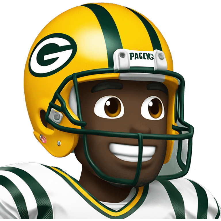 Green bay packers go Pack go! emoji