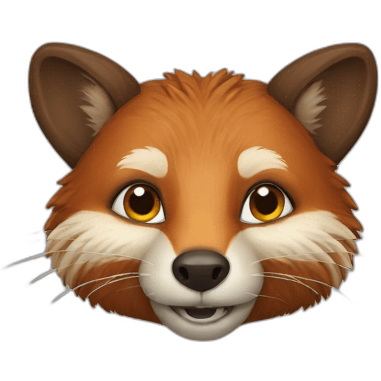 hybrid beaver fox emoji