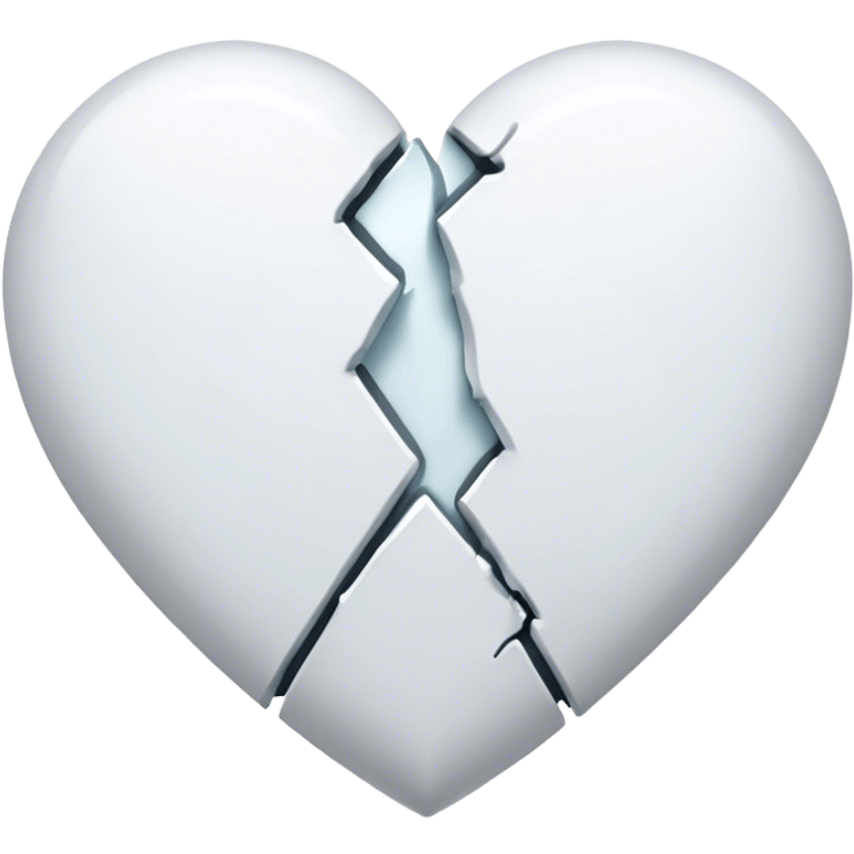 white heart broken  emoji