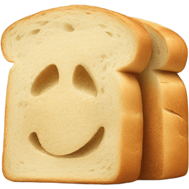 Just two plain bread slices stacked emoji