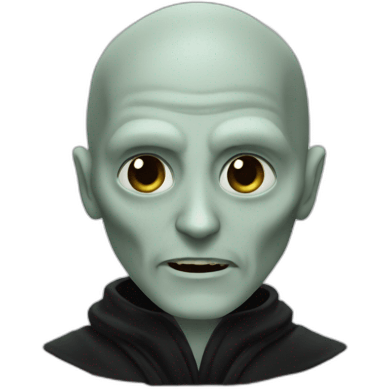 Lord Voldemort as nice guy emoji