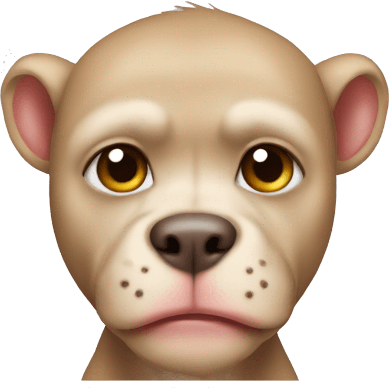 monkey mixed with pitbull emoji