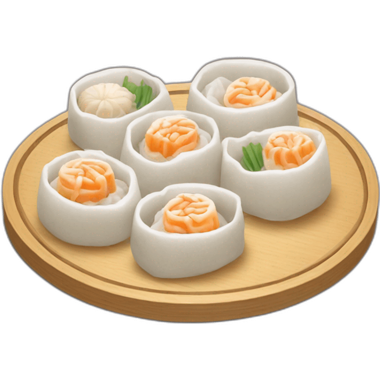 dim sum plate emoji