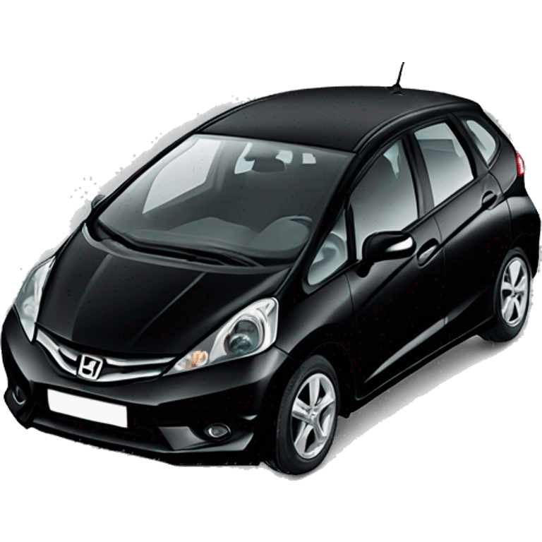 2013 black honda jazz emoji