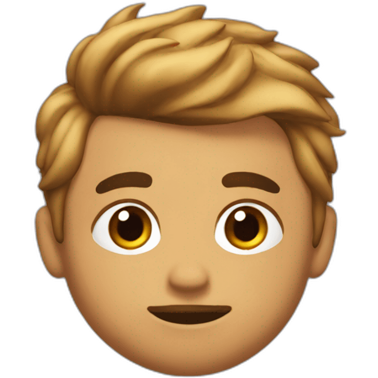 pedro with bear short side hair e heavy on top emoji