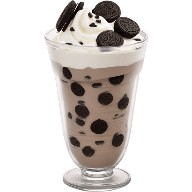 Oreo boba emoji