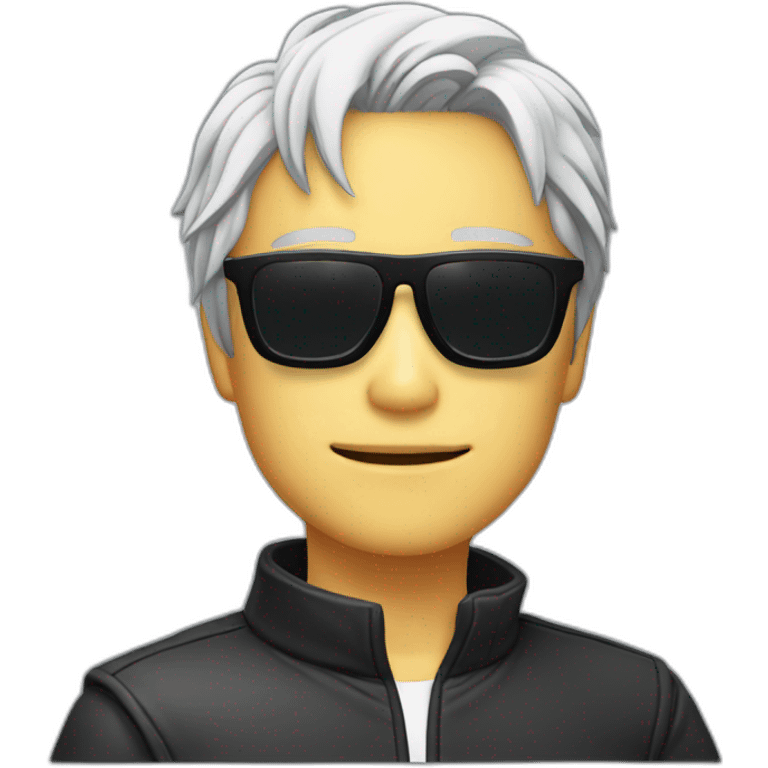 Gojo satoru with sunglasses emoji