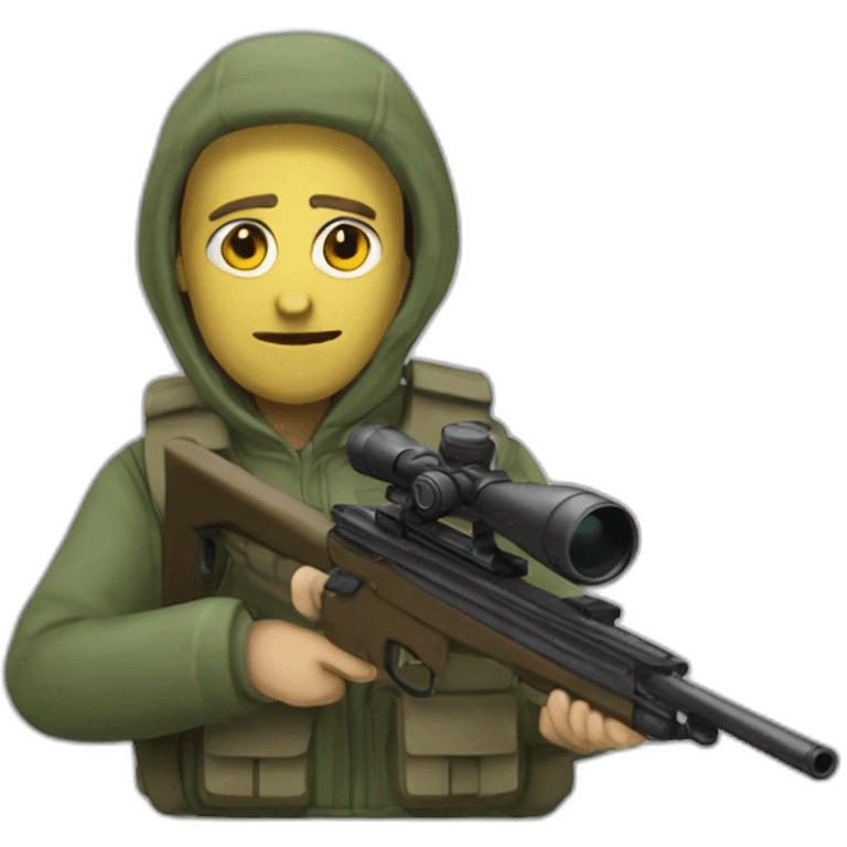 Un tir de sniper emoji