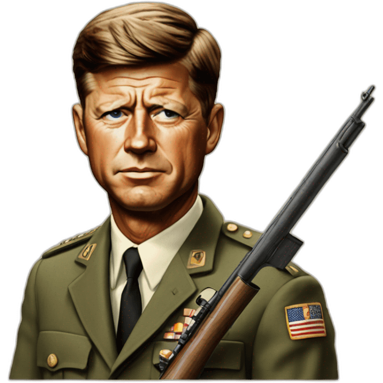 sniper to John F. Kennedy emoji