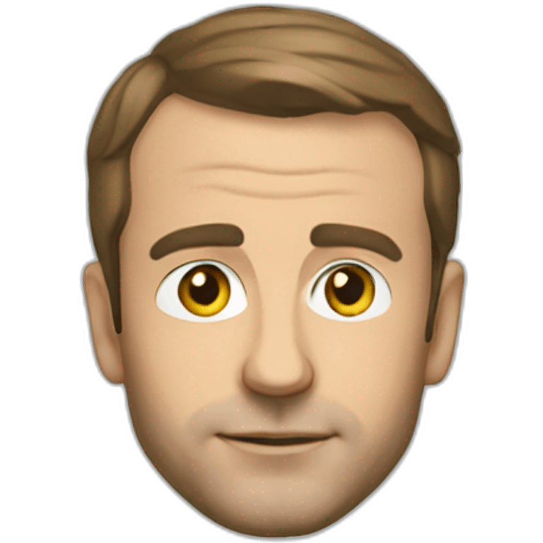 Macron en cross emoji