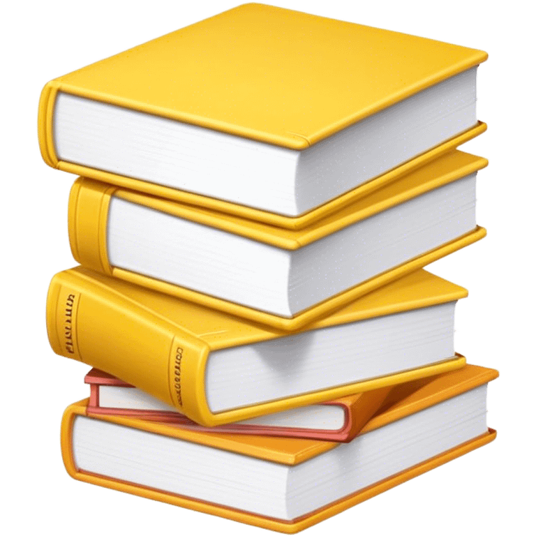 Yellow books  emoji