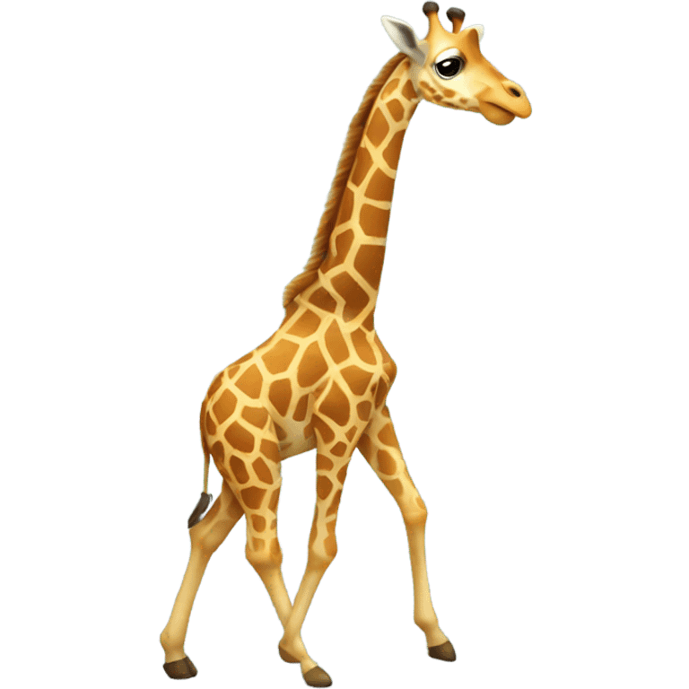 Giraffe dancing emoji