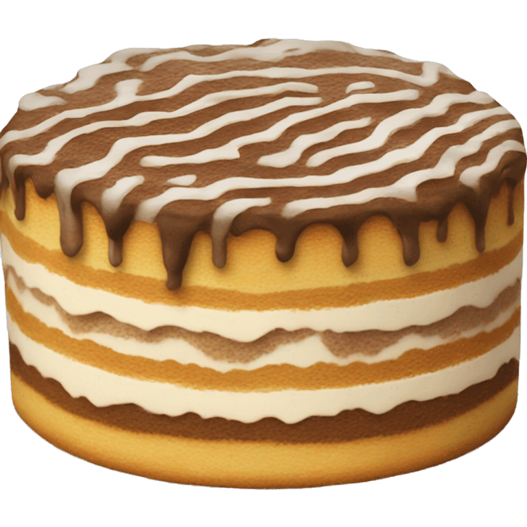 Tiramisu cake emoji