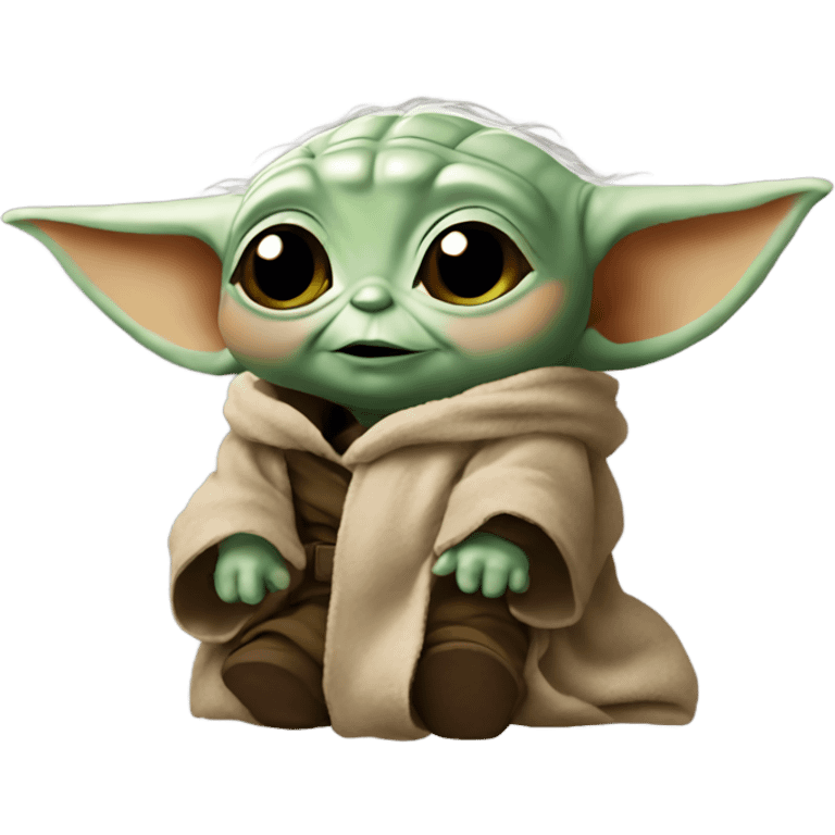 Baby yoda with Frodo  emoji