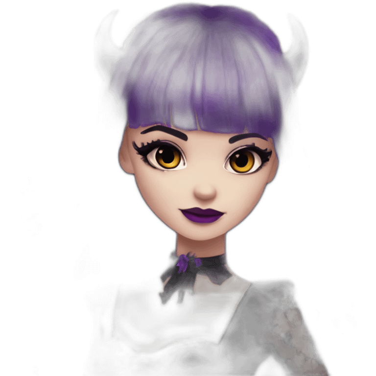 Elissabat-vampire-monsterhigh-goth-romantic-bangs-hair-purple-black emoji