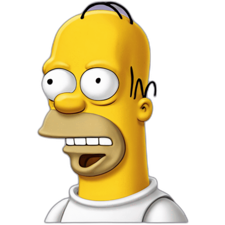 Homer simpson choqué emoji