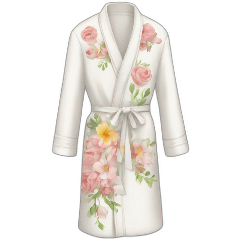 Robe à fleurs emoji