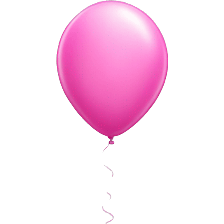 pink balloon shaped like the 1 emoji