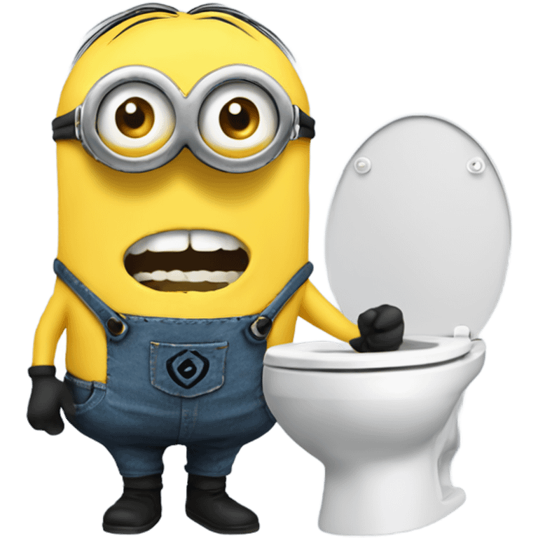 Skibidi toilet minion  emoji