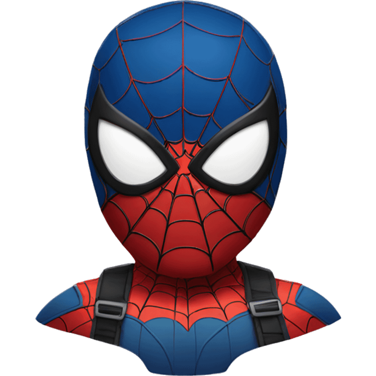 Un chat avec un masque de spider man emoji