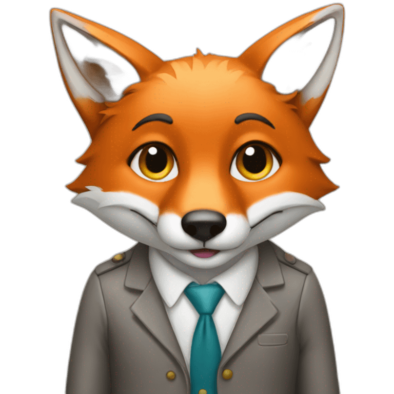 Fox With a Job emoji