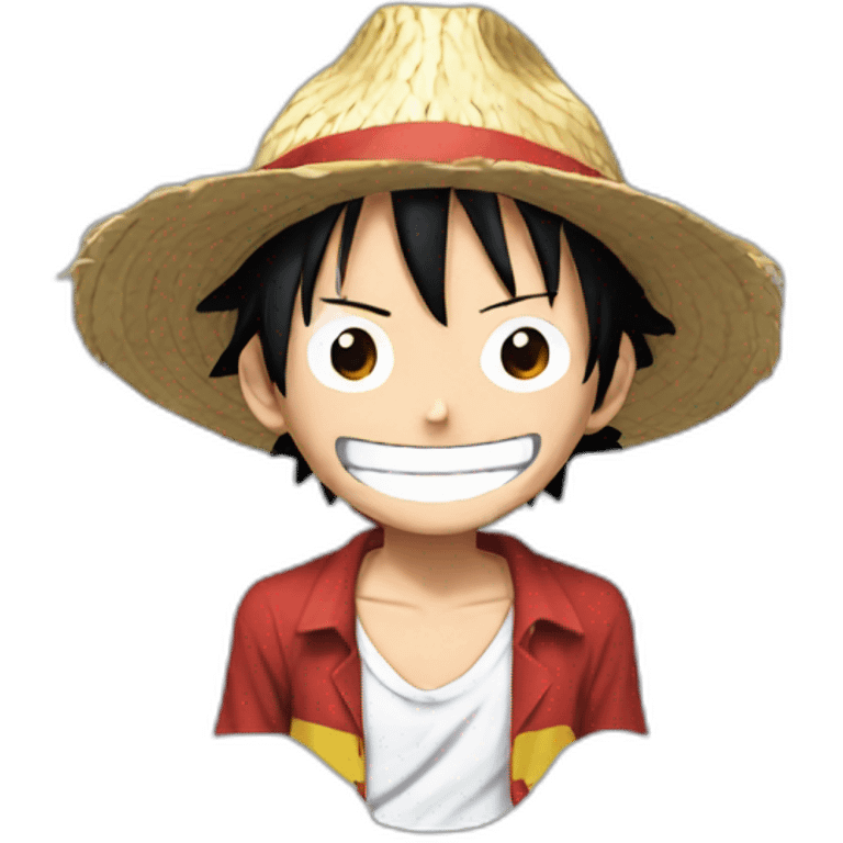 luffy from one piece emoji