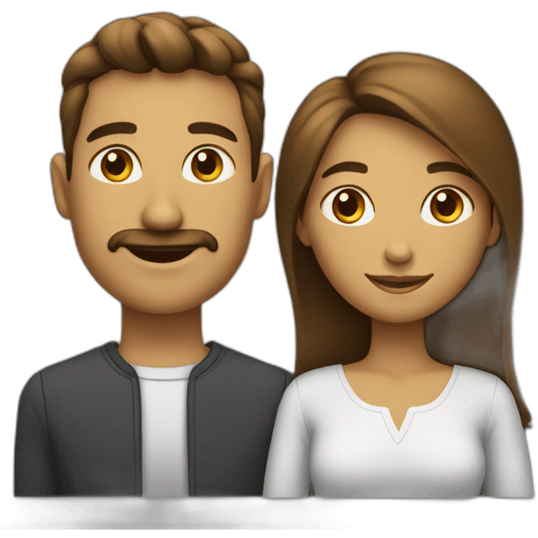 Homme et femme emoji