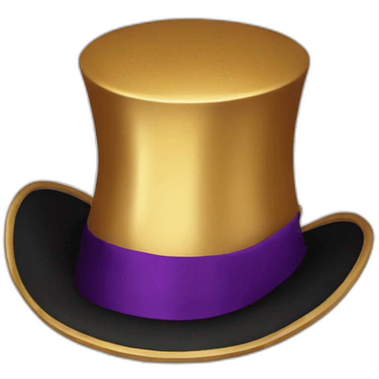 Top hat emoji