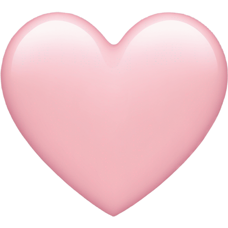 Light pink heart  emoji